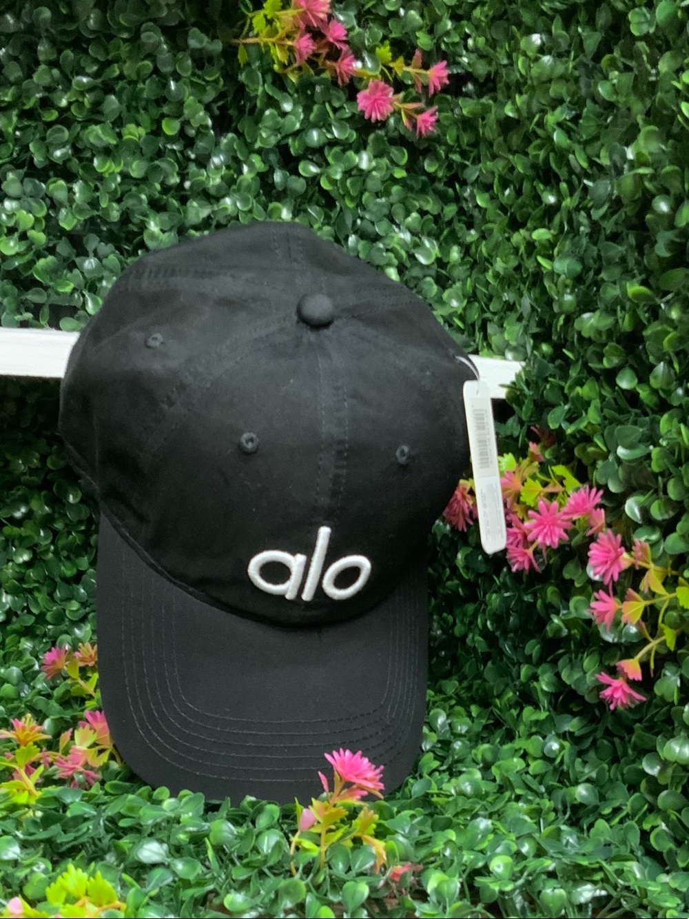 Alo Black Logo Baseball Cap